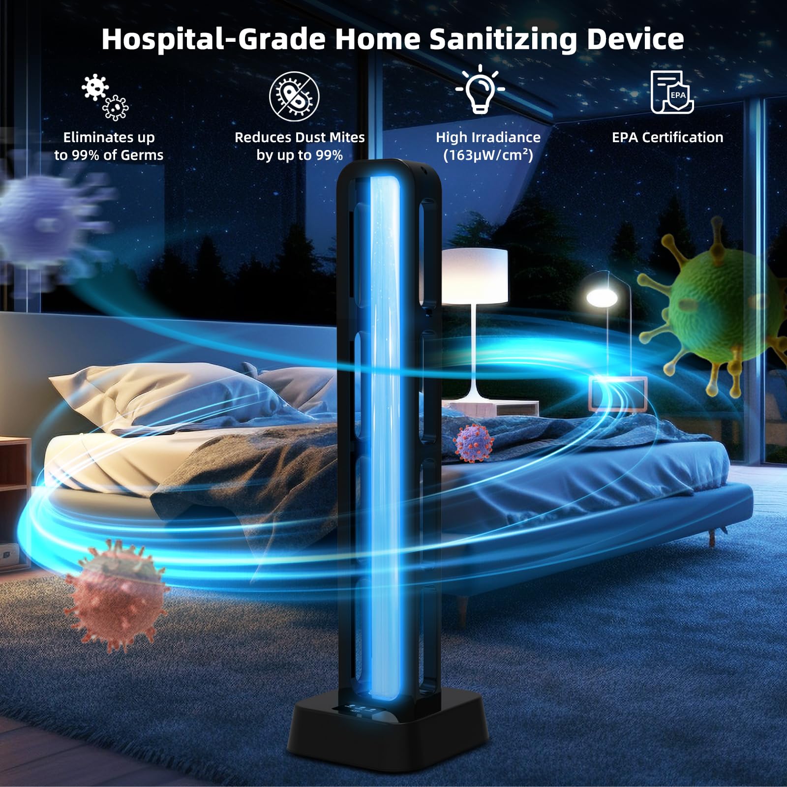 Amazon.com: Zyntieu 69W UV Light Sanitizer with Remote Control and